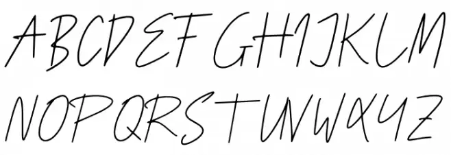 Keithey Font UPPERCASE