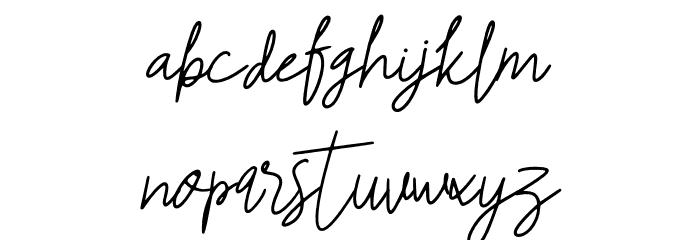 Keithey Font LOWERCASE