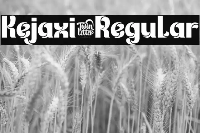 Kejaxi-Regular フォント examples
