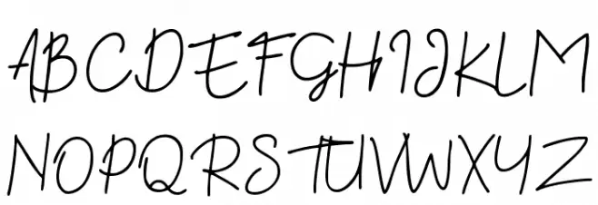 Kekasih DEMO Schriftart Groß