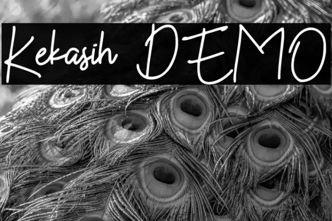 Kekasih DEMO Fonte examples