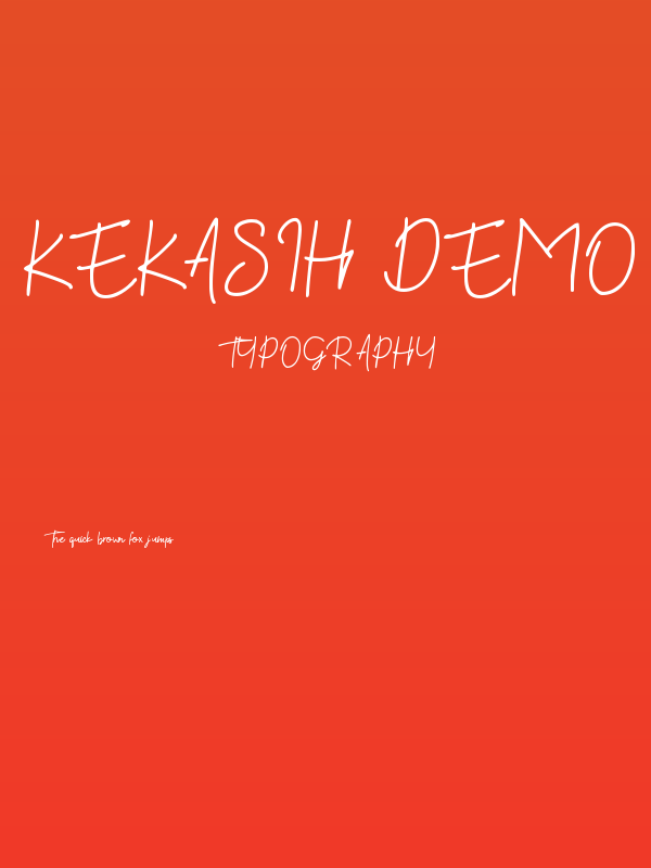 Kekasih DEMO Poster