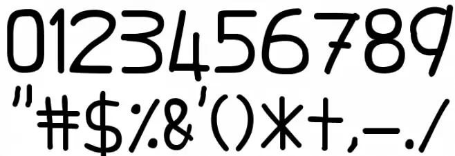 Kelam Kabut Font OTHER CHARS