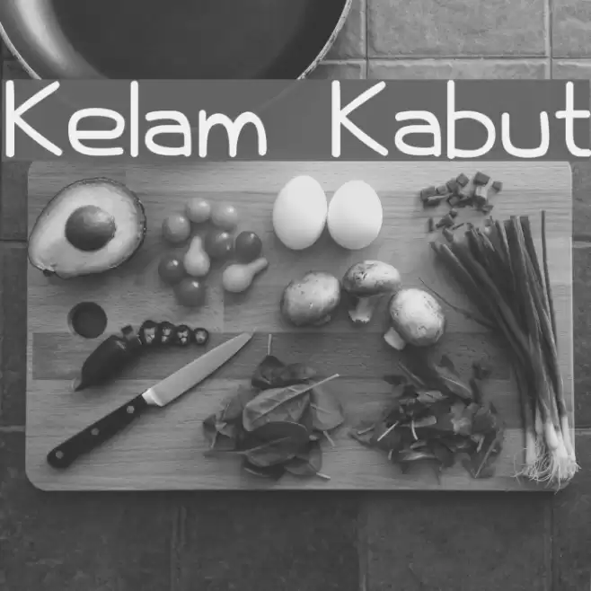 Kelam Kabut Font examples