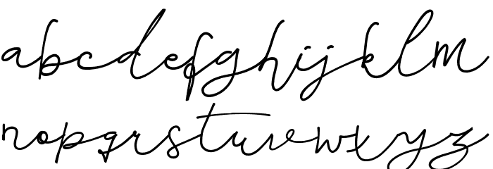 Kelana Moris Demo Font LOWERCASE