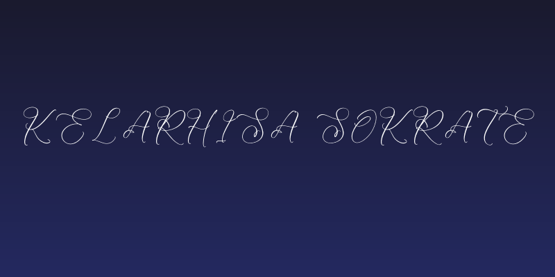 Kelarhisa Sokrate Social Header