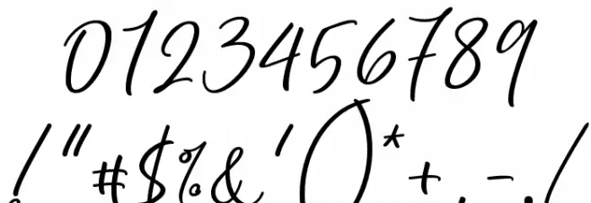 Kelidya Font OTHER CHARS