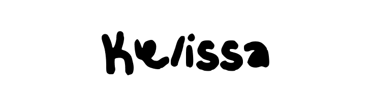 Kelissa 字体