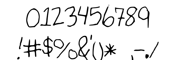 KelissaThin Font OTHER CHARS