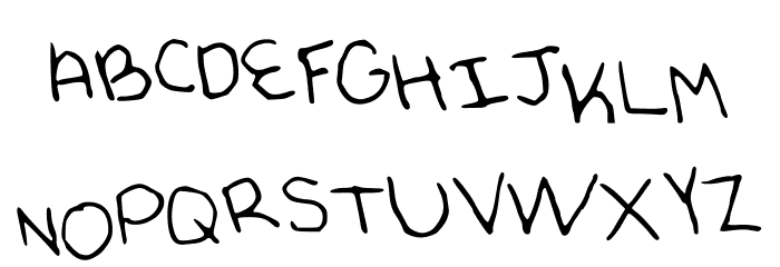 KelissaThin Font UPPERCASE