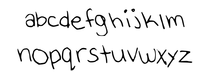 KelissaThin Font LOWERCASE