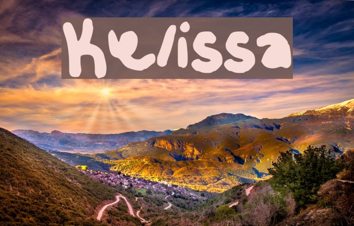 Kelissa Font examples
