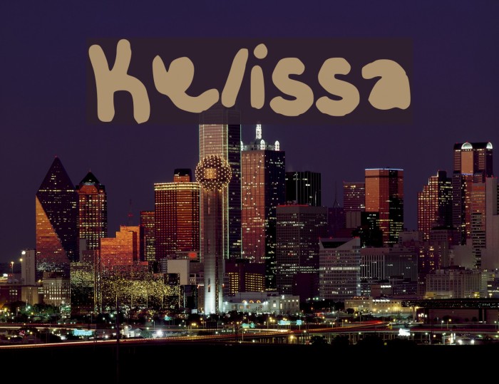 Kelissa Font examples