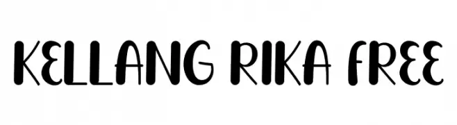 Kellang Rika FREE  Скачать бесплатные шрифты