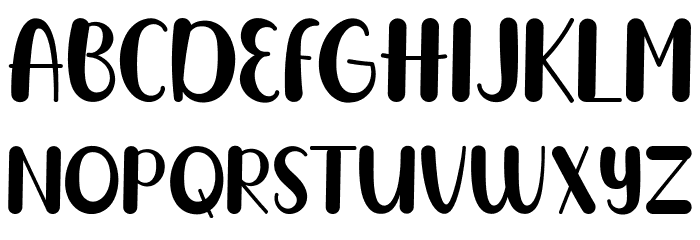 Kellang Rika FREE Font Alte caractere