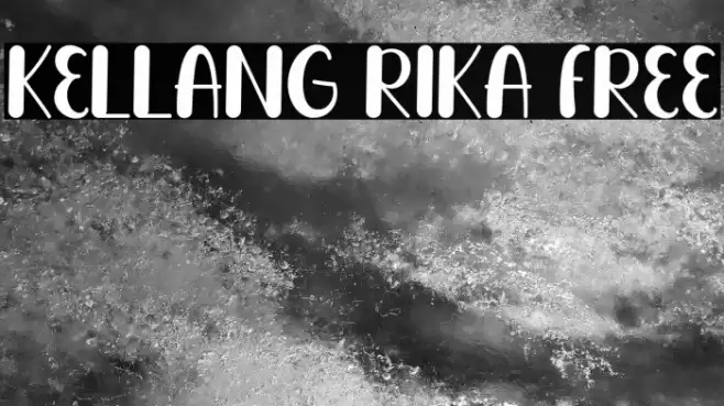 Kellang Rika FREE Font examples