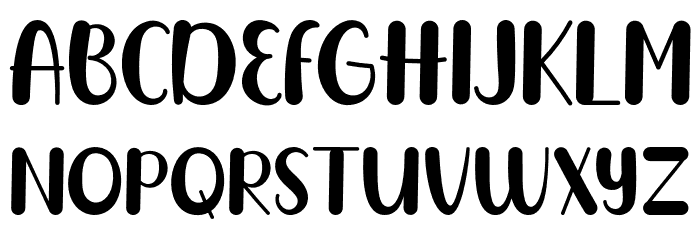 KellangRikaFREE Font LOWERCASE