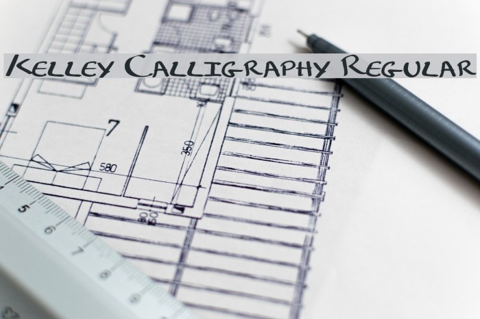 Kelley Calligraphy Regular Font examples