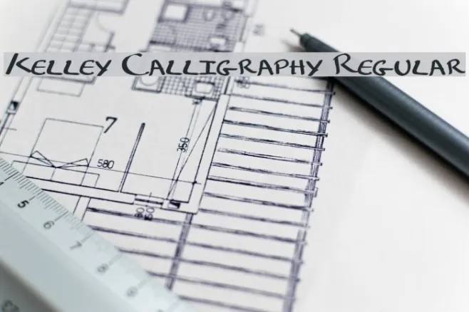 Kelley Calligraphy Regular Example 3