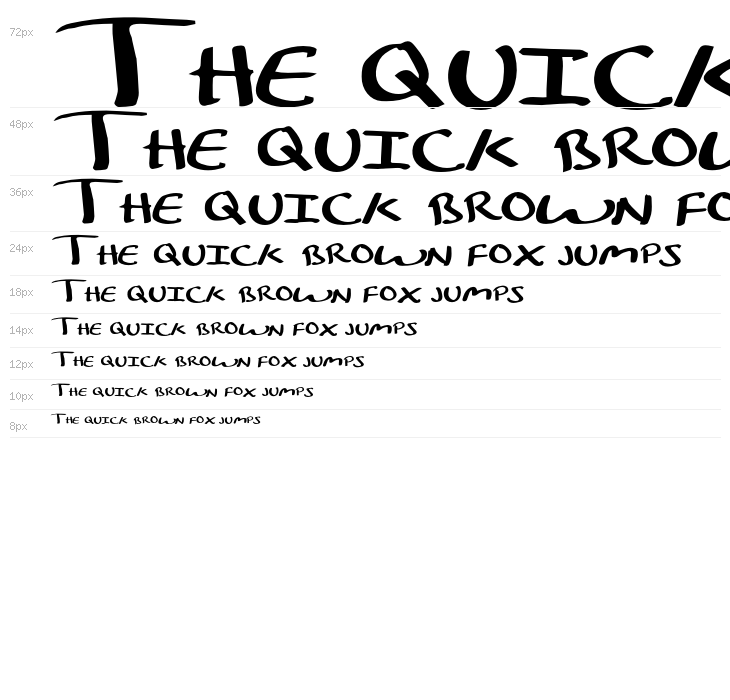 Kelley Calligraphy Regular Waterfall