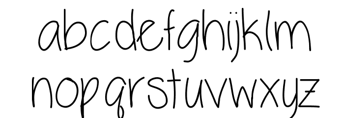 KelliLynn Font LOWERCASE