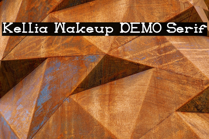 Kellia Wakeup DEMO Serif Example 2