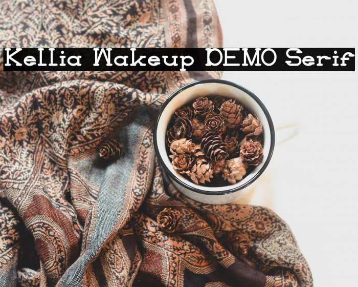 Kellia Wakeup DEMO Serif Example 3