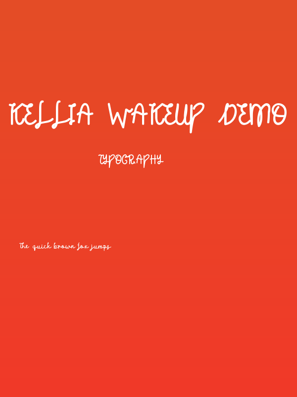 Kellia Wakeup DEMO Poster