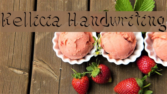 Kellicia Handwriting Example 3