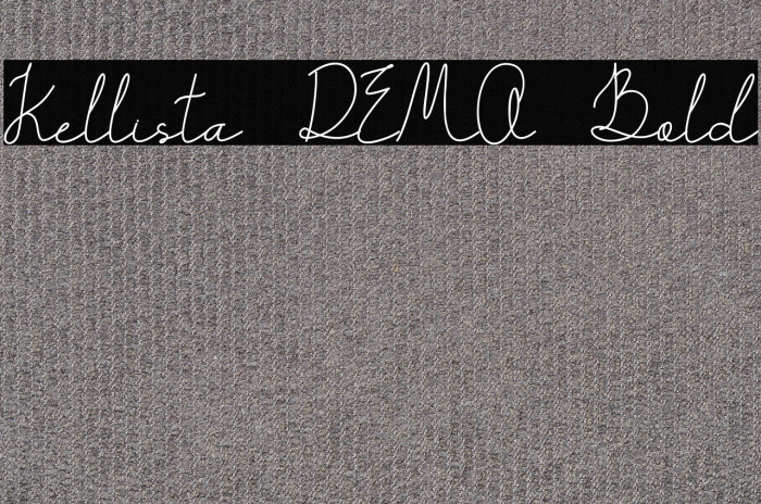 Kellista DEMO Bold Example 3