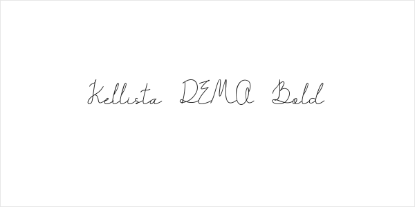 Kellista DEMO Bold Logo