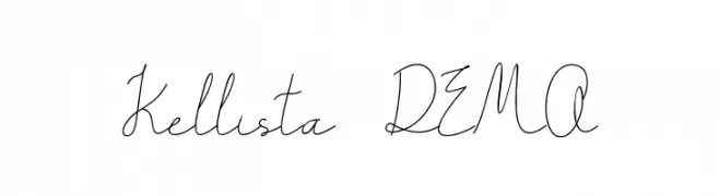 Kellista DEMO  नि: शुल्क फ़ॉन्ट्स डाउनलोड