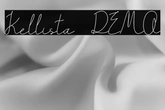 Kellista DEMO Font examples