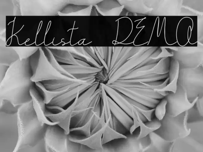 Kellista DEMO Font examples