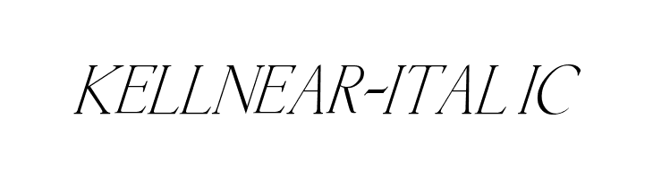 Kellnear-Italic फ़ॉन्ट