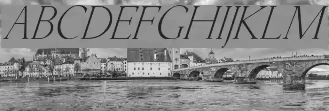 Kellnear-Italic Font examples