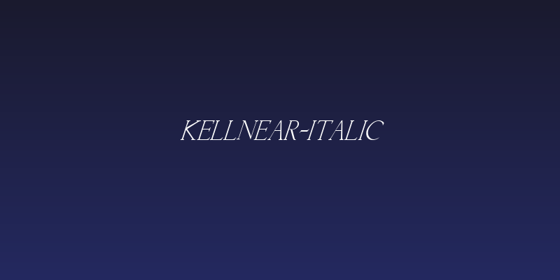 Kellnear-Italic Social Header