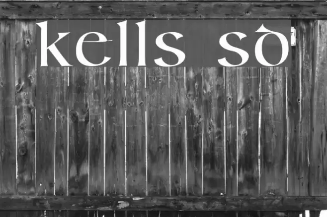 Kells SD Font examples