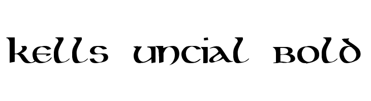 Kells Uncial Bold Fonte