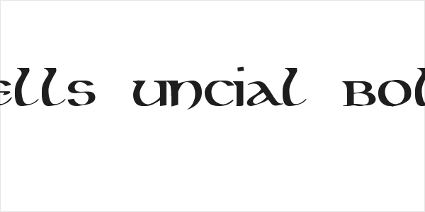 Kells Uncial Bold Logo