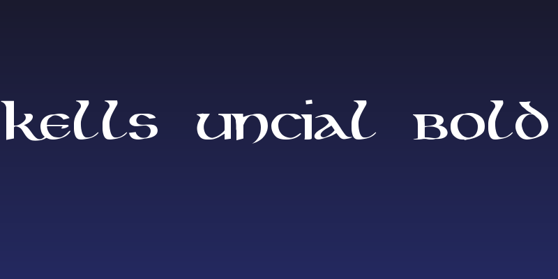 Kells Uncial Bold Social Header