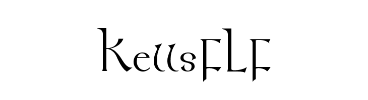 KellsFLF  Frei Schriftart Herunterladen