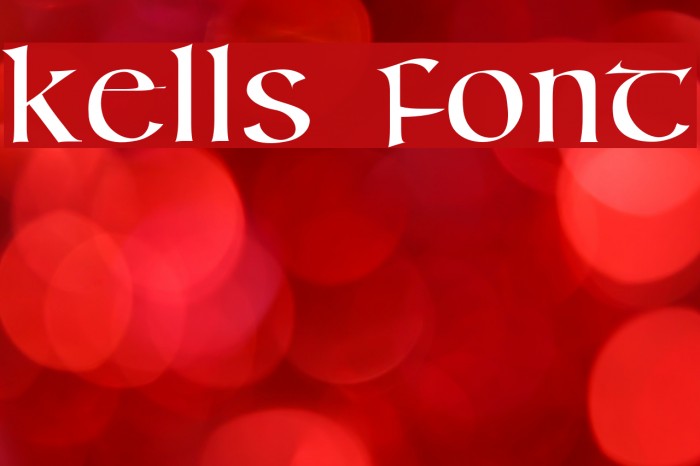 Kells Font examples