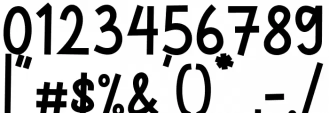 Kellvin Font OTHER CHARS