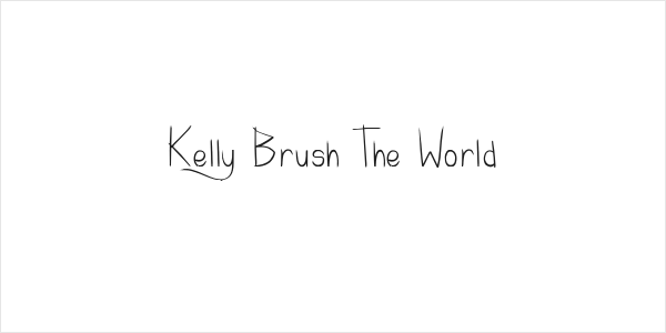 Kelly Brush The World Logo