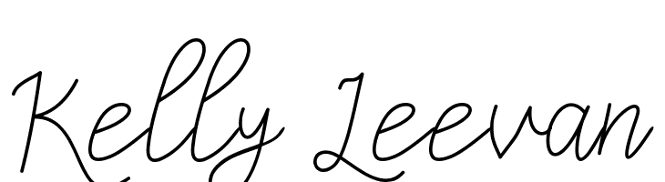 Kelly Leevan  les polices de caractères gratuit tlcharger