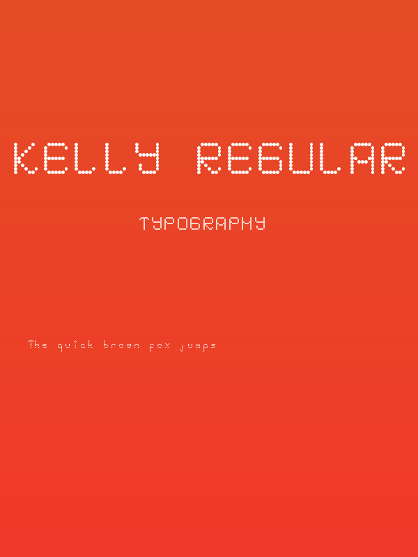 Kelly Regular Poster