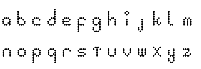 Kelly Regular Font LOWERCASE