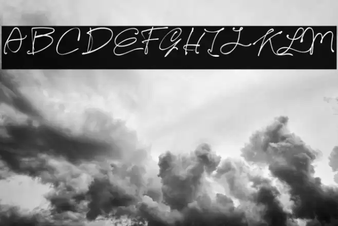 Kelly Signature Font examples