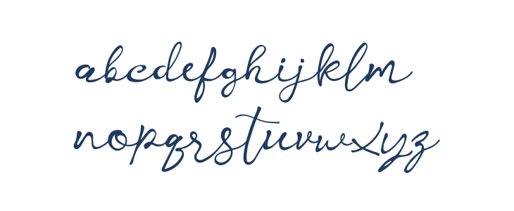 Kelly Signature Lowercase